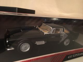 1:18 Ferrari 410 Superamerica 1956 Hot Wheels Diecast Car Rare Black T6246