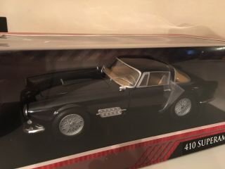 1:18 Ferrari 410 SUPERAMERICA 1956 Hot Wheels Diecast car RARE Black T6246 7