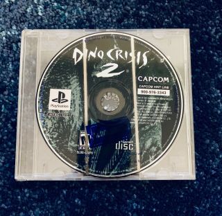 Dino Crisis 2 (sony Playstation 1,  2000) Ps1 Disc Only Black Label Rare