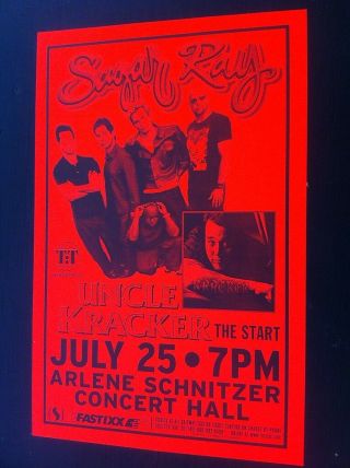 Sugar Ray Uncle Kracker Kid Rock Rare Hip - Hop Concert Tour Gig Poster