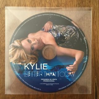 Kylie Minogue Rare " Better Than Today " Argentina Remixes Picture Disc Promo Cd