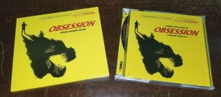 Obsession (1976) Rare 2 - Cd Set Complete Bernard Herrmann Soundtrack Music Box