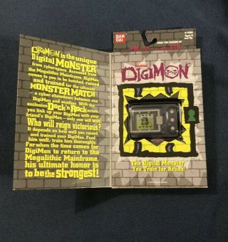 Bandai Digimon Tamagotchi 1997 Gray Blue Rare 1850
