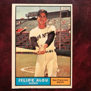 1961 Topps Set Felipe Alou Rare High 565 Giants - Ex -