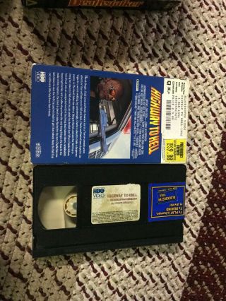 HIGHWAY TO HELL HORROR SOV SLASHER RARE OOP VHS BIG BOX SLIP 2