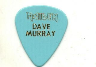 (( (iron Maiden)) ) Dave Murray Guitar Pick Picks Plectrum ( (very Rare))
