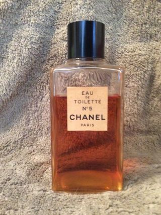 Rare Vintage Huge Bottle Vintage Chanel No 5 Eau De Cologne 75°