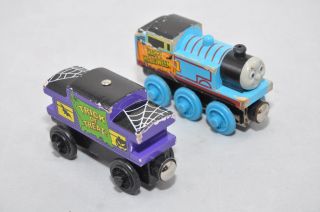Halloween Thomas And Halloween Caboose / Rare Variant Thomas Wooden Trains