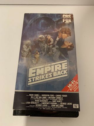 1984 STAR WARS VHS RED LABEL CBS FOX RARE TRILOGY NOT REMASTERED LOOK 4