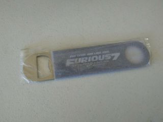 Fast And The Furious Furious 7 Bottle Cap Remover Rare And