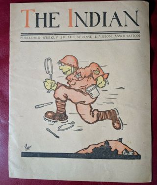 Ww I Usmc 2nd Division Aef News Paper Booklet June 3,  1919 The Indian Rare