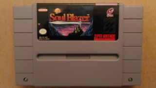 Soul Blazer (nintendo Entertainment System,  1992) Rare Cartridge Only