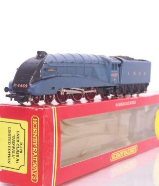 Rare Limited Edition Hornby R376 Oo - Lner Garter Blue A4 Pacific 4469 " Gadwall "