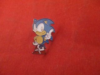 Sonic The Hedgehog 1 Sega Genesis Button Pin Back Promo Rare