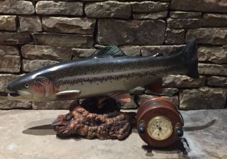 Orvis Fly Fishing Reel Clock With Alarm Rare No Longer Available From Orvis