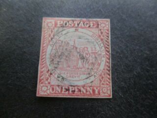 Nsw Stamps: 1d Sydney Views - Rare (f395)