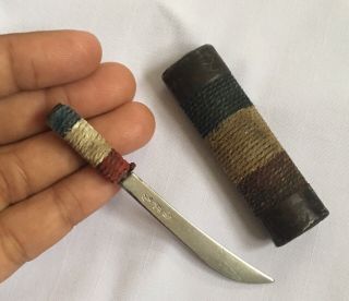 Rare Meed Mor Magic Knife Yant Thailand Buddha Amulet Pendant Swords Blades