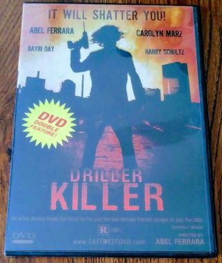 (rare Out Of Print) Horror Dvd Double Feature Driller Killer & Drive In Massacre