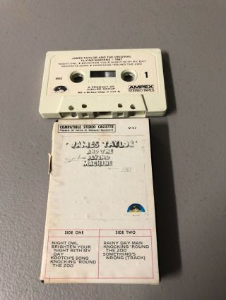 James Taylor And The Flying Machine Cassette Tape Rare Early Press In Snap Case