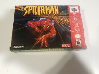 Spider - Man (nintendo 64 N64,  2000) ☆ Rare Box ☆