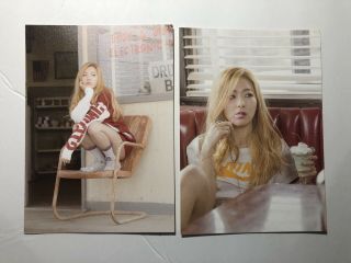 Red Velvet Seulgi Ice Cream Cake Postcards Rare