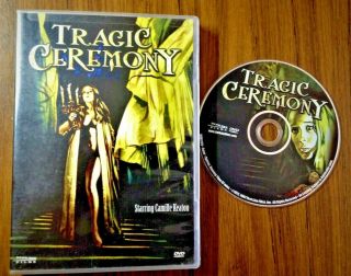 Tragic Ceremony Dvd,  Rare Oop Italian Horror,  Camille Keaton Dark Sky Films,  Dvd