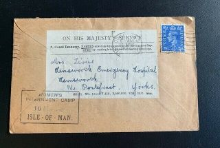 Wwii Dbl Sided Cover / Ohms /.  Isle Of Man Women 