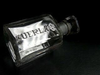 Rare Antique Guerlain Depose Baccarat Style Perfume Bottle W/stopper