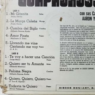 LOS GUAPACHOSOS GUAGUANCO RARE PIANO MEXICO LA GITANITA 156 LISTEN 2