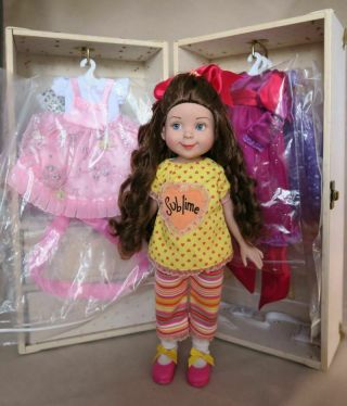 Tonner Fancy Nancy Long Hair Rare Htf,  With Fn Wardrobe And Trunk