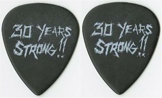 Metallica James Hetfield 2012 Tour 30 Years Strong Both Sides Rare Guitar Pick
