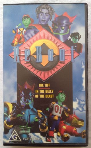 Reboot: Volume 3,  The Tiff / In The Belly Of The Beast.  Kids Tv Cartoon Rare 90s