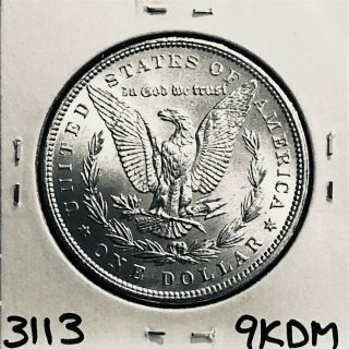 1897 BU GEM MORGAN SILVER DOLLAR UNC MS,  U.  S.  RARE COIN 3113 2