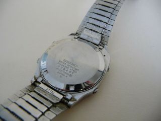 RARE Seiko A358 5000 Toyota Cup digital LCD display wrist watch; Football 1980 ' s 6
