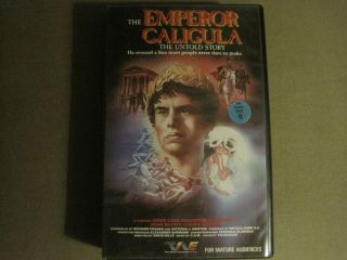 The Emperor Caligula: The Untold Story (1982) Vhs Twe Rare Oop Adult Mature Vg,