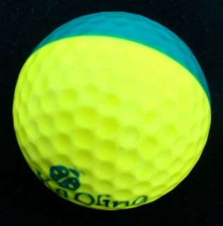Ping Eye 2 TEAL YELLOW Golf Ball Great RARE Ko Olina Hawaii Lady Bug Logo 4