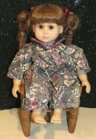 Rare Vintage 1997 My Twinn Cuddly Sisters 13.  5” Doll - Rebecca W/tagged Outfit