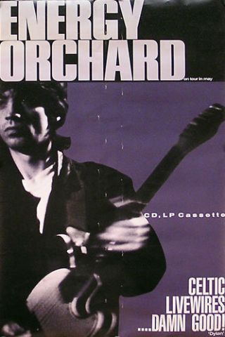 Energy Orchard 1990 Rare Tour Promo Poster