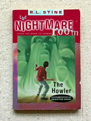 R.  L.  Stine Signed Bk The Nightmare Room The Howler Rare Autograph 2001