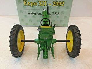 Ertl 1/16 John Deere 520 SFW Tractor Two - Cylinder Club Expo 12 2002 Rare 5