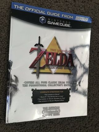 Legend Of Zelda Collector’s Edition Strategy Guide.  Gamecube.  Nintendo.  Rare