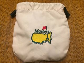 Masters Golf Valuables Pouch Ping Rare White Green Interior