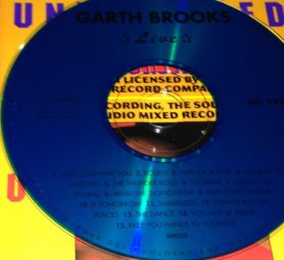 Garth Brooks Live Cd Very Rare Rodeo Two Of A Kind If Tomorrow The Dance Country