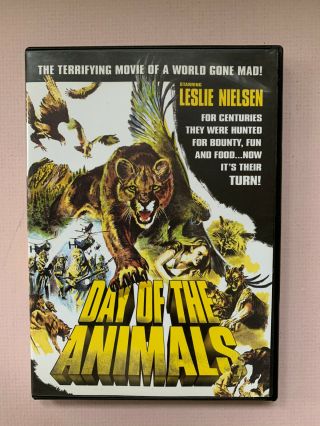 Day Of The Animals Rare Us Dvd Cult 70s Horror Movie Classic Revenge Nature