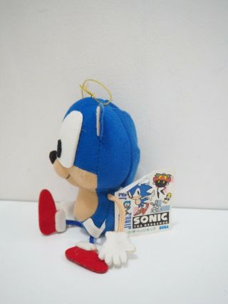 Sonic The HedgeHog SEGA 1991 STRINGY Plush TAG Toy Doll Japan Rare 4
