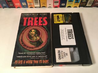 Trees Rare Horror Comedy Vhs 2000 Raven Releasing Kevin Mccauley Jaws Parody