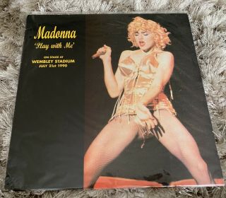 Madonna Play With Me Lp,  Blond Ambition Live,  Rare