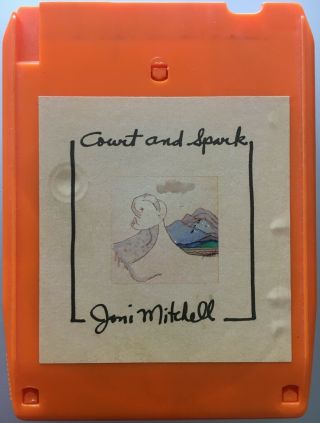 Joni Mitchell Court And Spark Quadraphonic 8 Track Tape Very Rare
