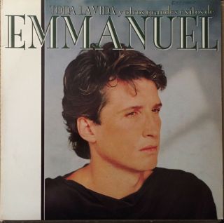 Emmanuel –toda La Vida Y Otros Grandes Exitos De - 1986 Usa Lp Very Rare