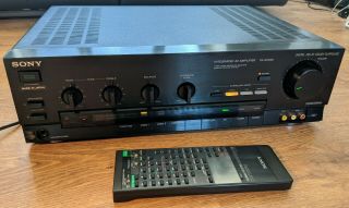 Rare Sony Ta - Av490 Stereo Surround Sound Av Amplifier Hifi Separate,  Remote